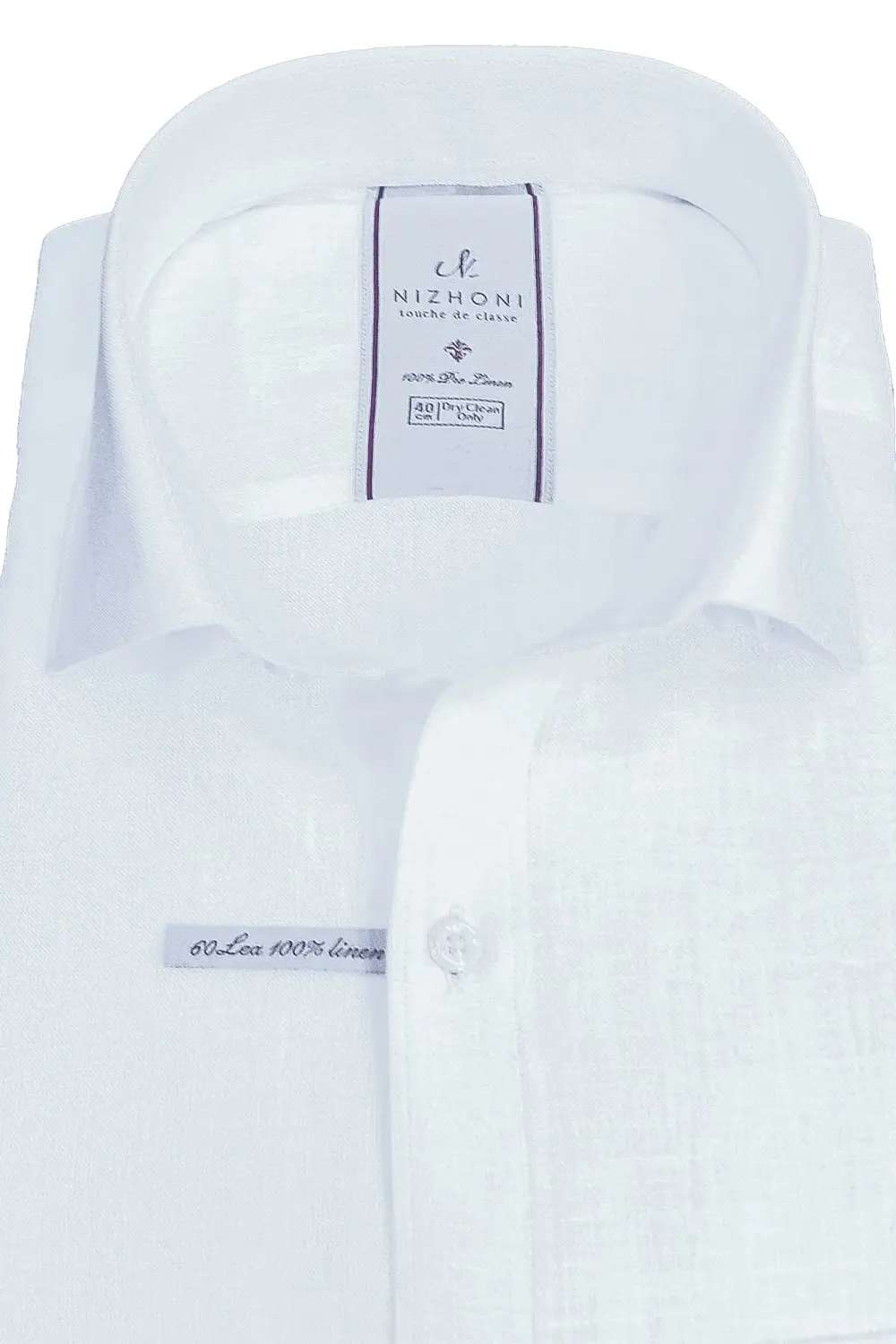 White Belgium 60's * 60's Count Pro Linen Shirt WT-11