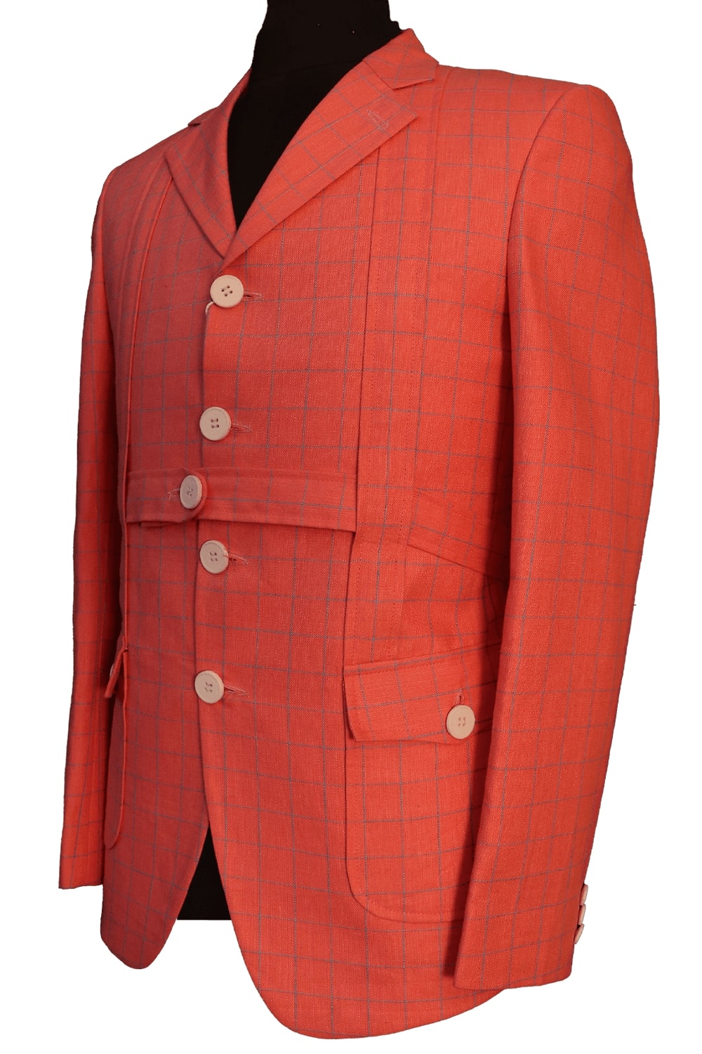 <p>Peach Pro Linen Blazer 534<br></p>