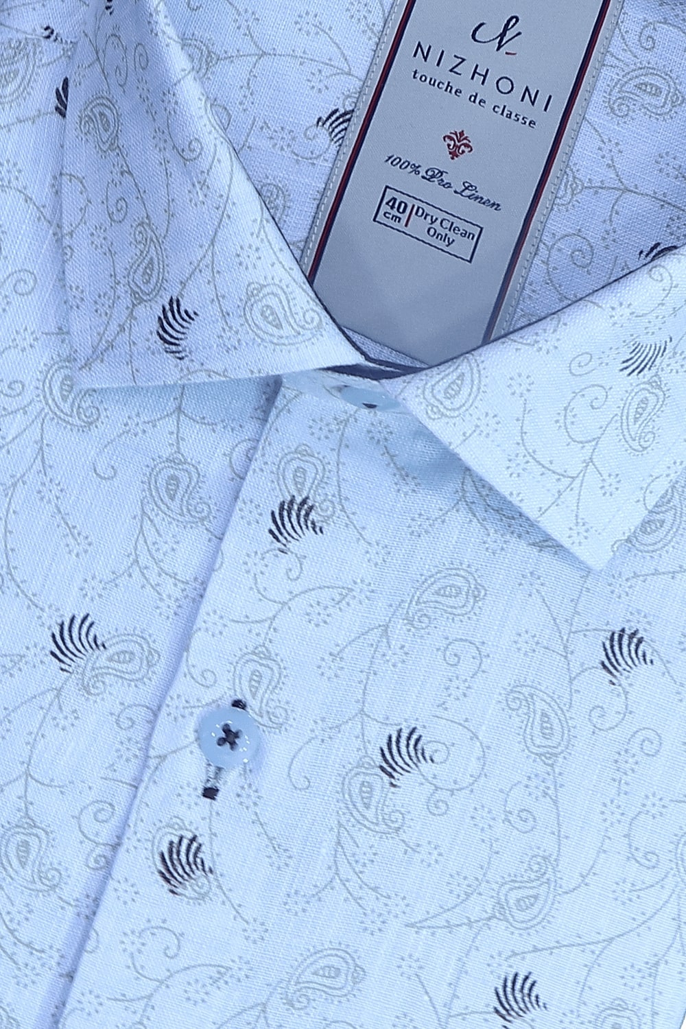 Off White Digital Print Pro Linen Shirt