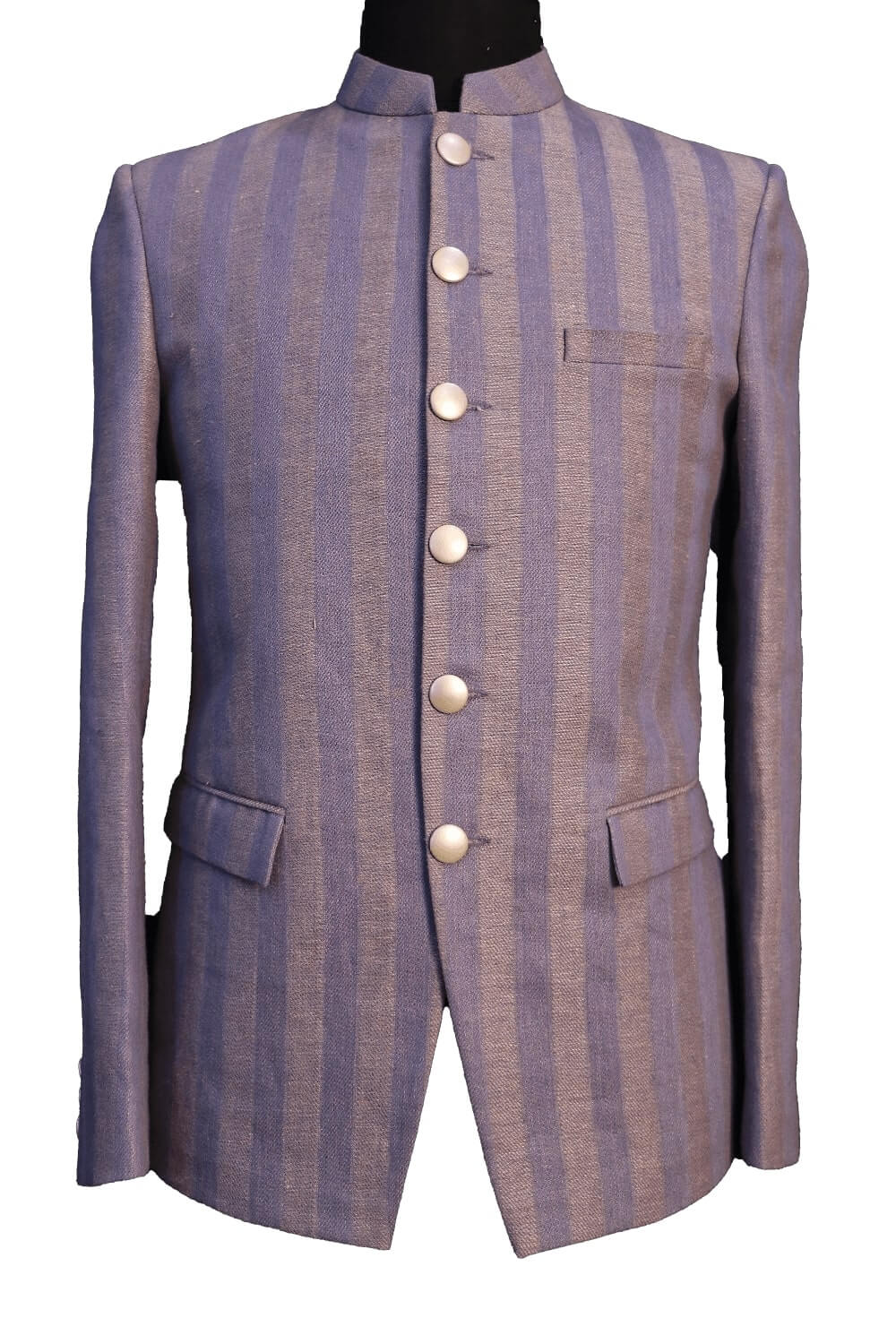 Brown Printed Pro Linen Jodhpuri 496