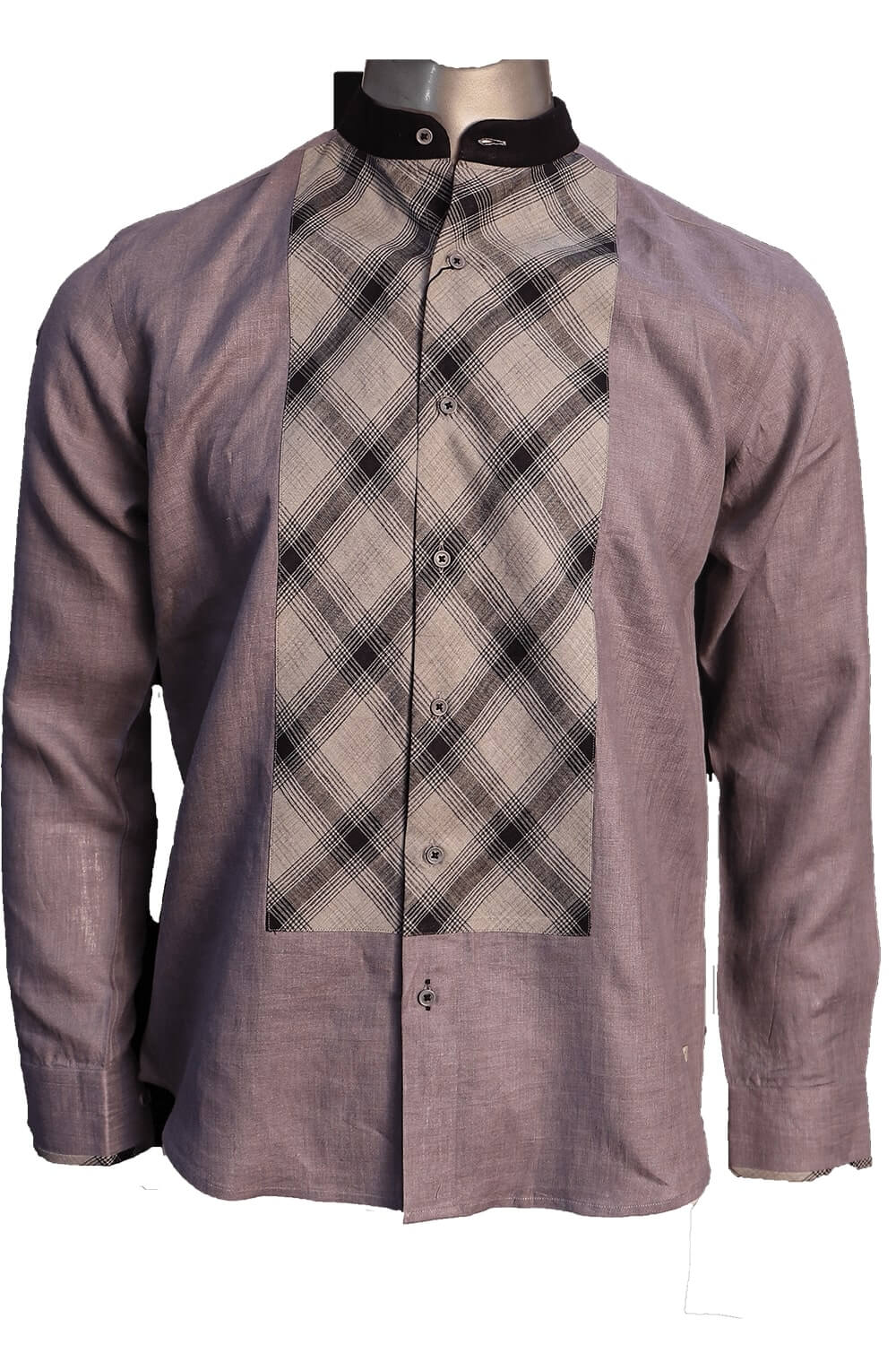 Brown Pro Linen Shirt 3083
