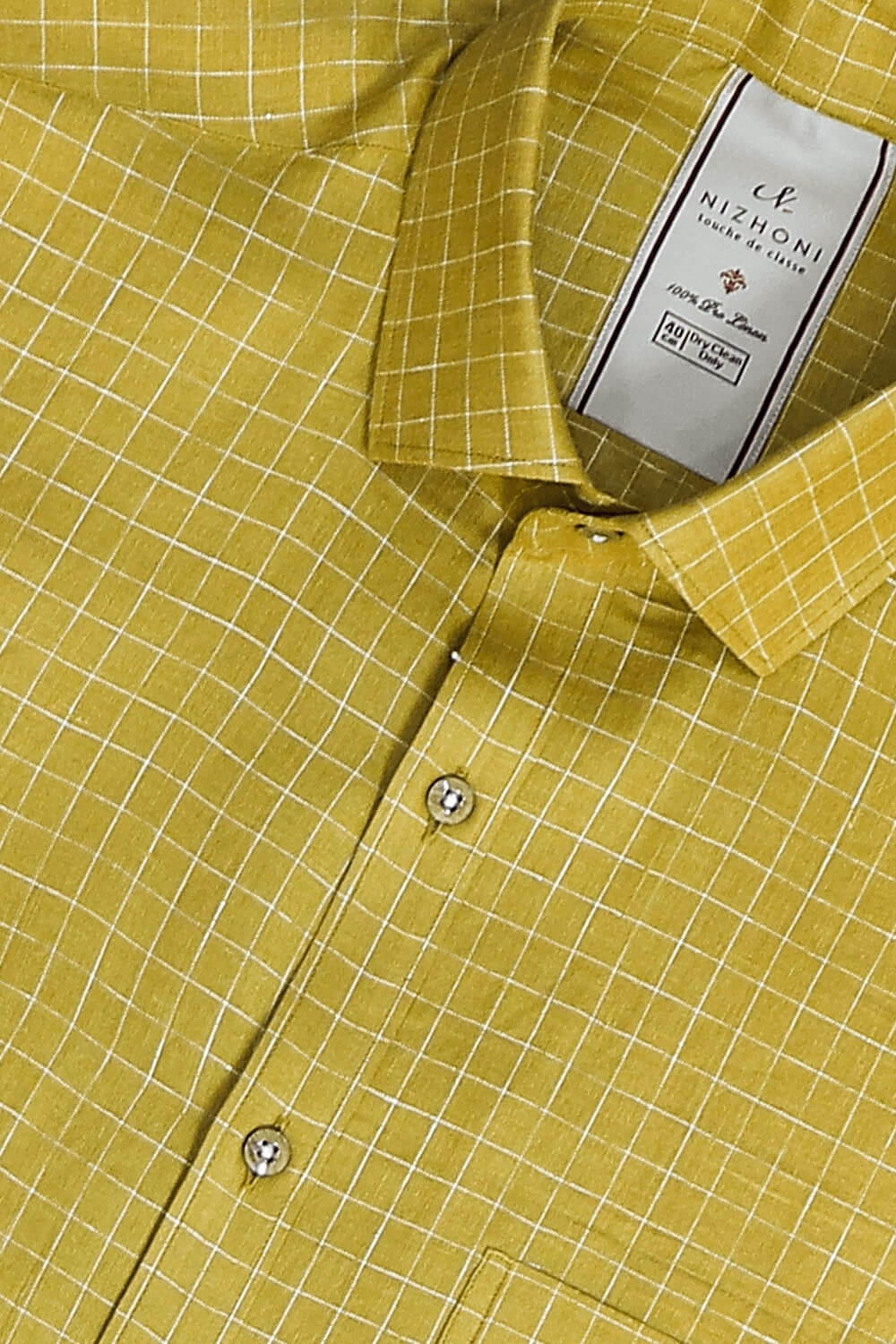 Choco Brown Checks Pro Linen Shirt 1274