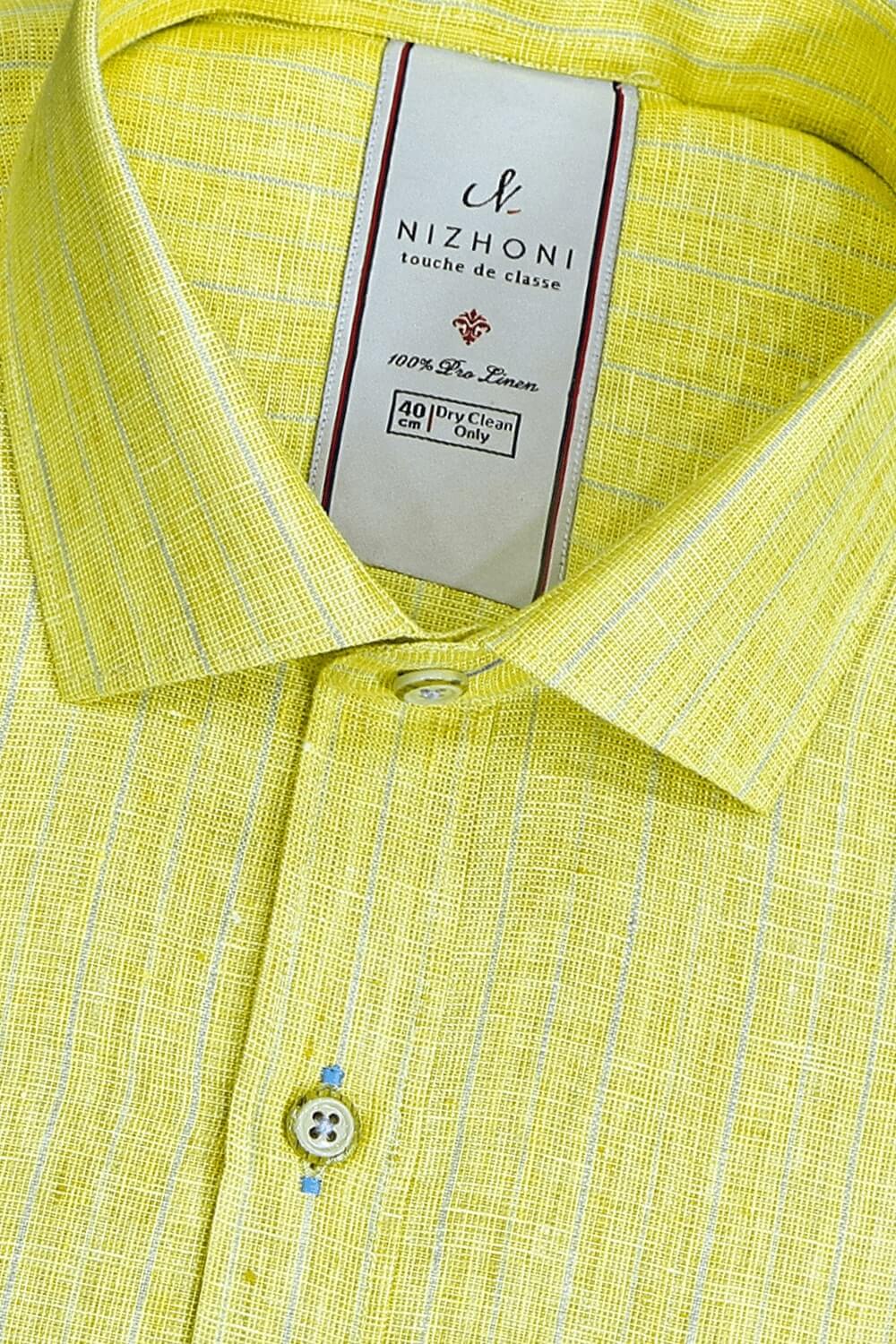 Sandcastle Sober Stripe Pro Linen Slim Fit Shirt 1225