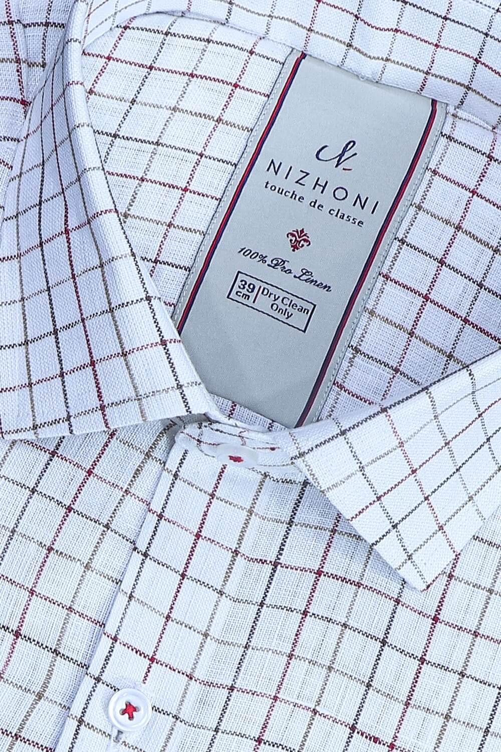 Country Checks Pro Linen Slim Fit Shirt 1084