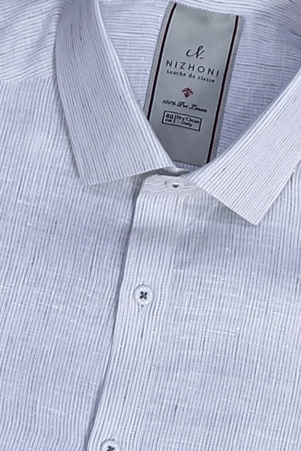 Cream Stripe Pro Linen Shirt 1287