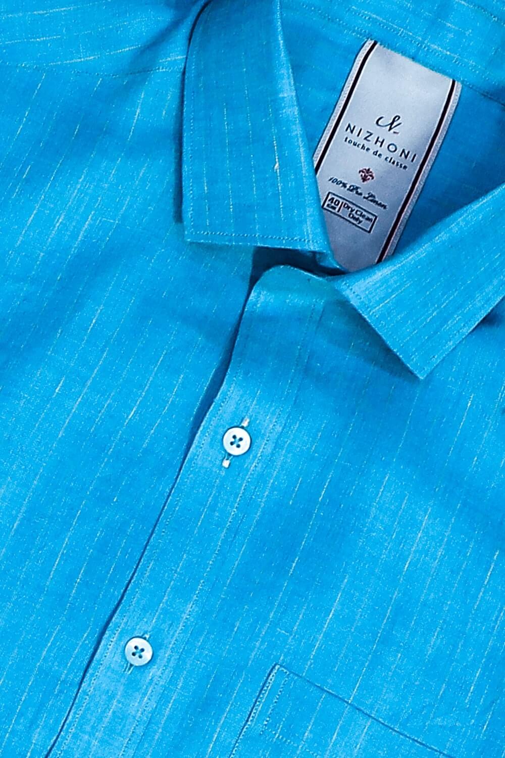 Blue Stripe Pro Linen Shirt 1298