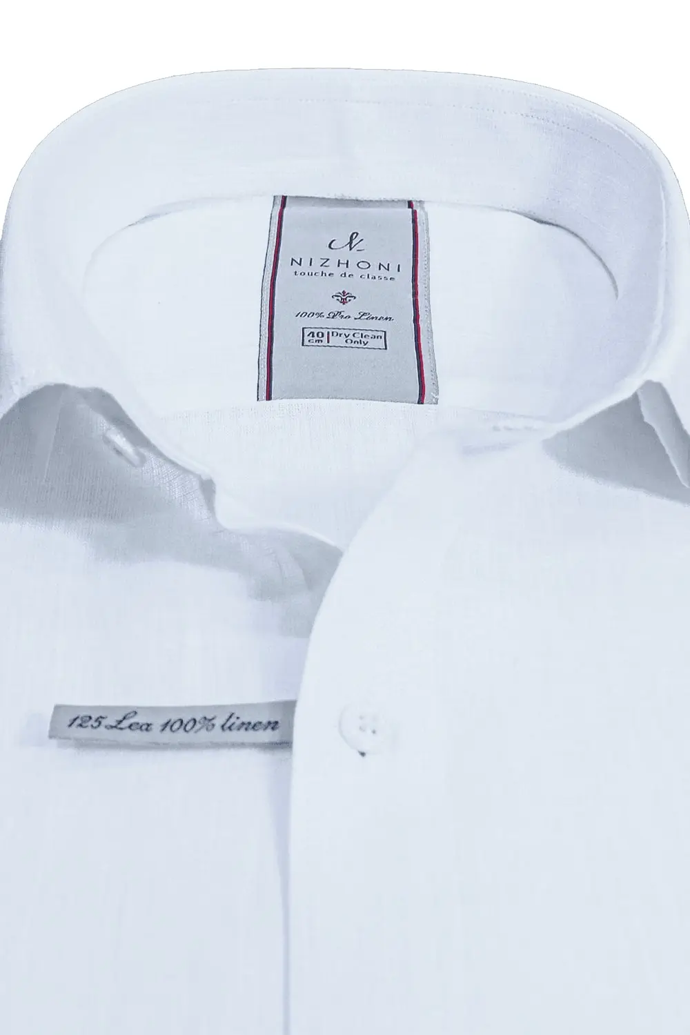White Belgium 125's * 125's Count Pro Linen Shirt WT-15